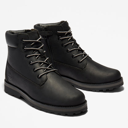 Timberland Kids Courma Kid 6 Inch Side-zip Boot for Junior in Black