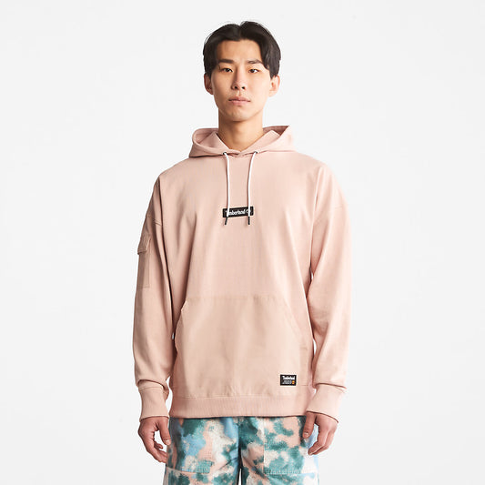 Timberland Mens Progressive Utility Hoodie for Men in Light Pink