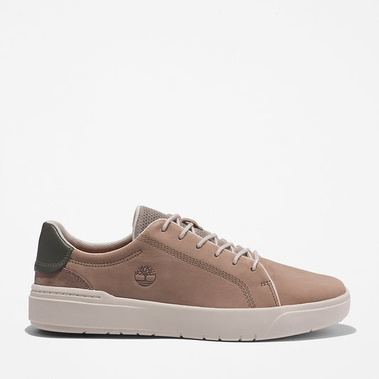 Timberland Mens Seneca Bay Leather Trainer for Men in Beige