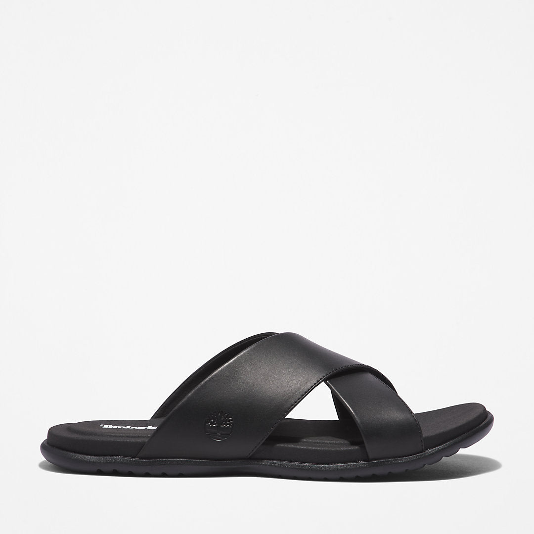 Timberland Mens Kesler Cove Cross-band Sandal for Men in Black