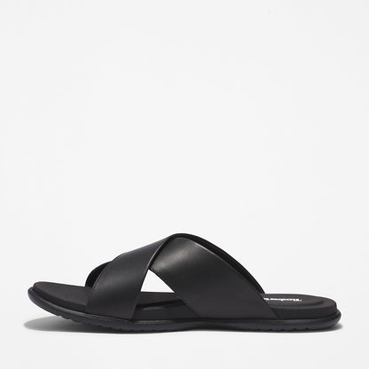 Timberland Mens Kesler Cove Cross-band Sandal for Men in Black