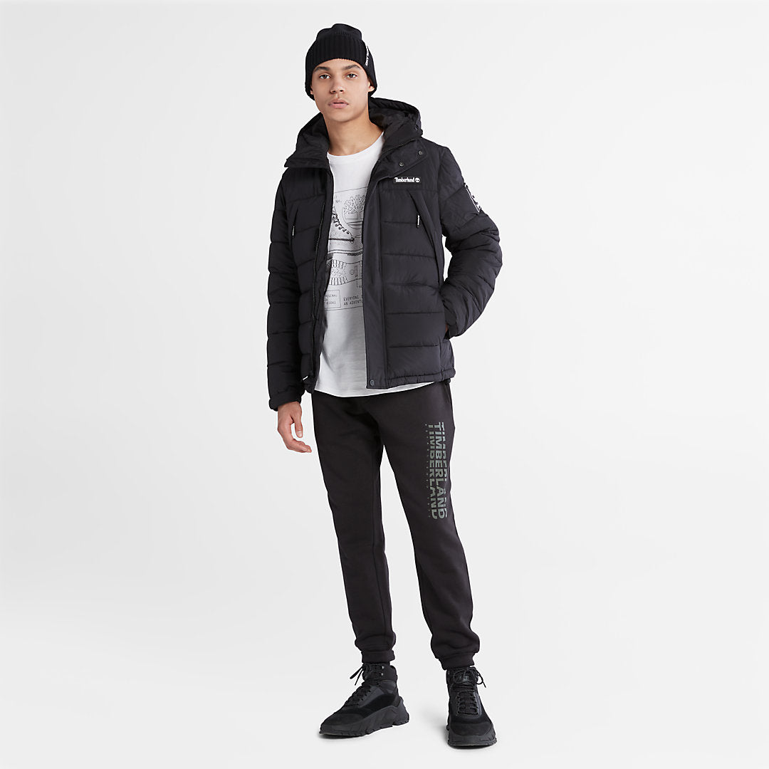 Timberland Mens Outdoor Archive Puffer Jacket for Men in Black