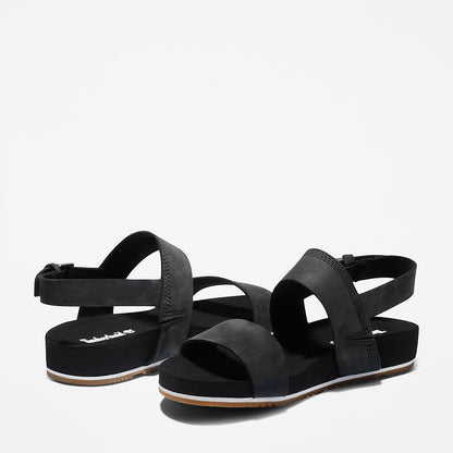 Timberland Womens Malibu Waves Sandal for Women in Black
