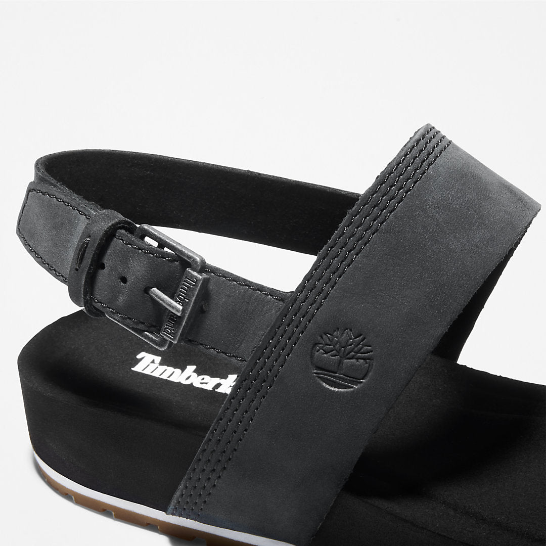 Timberland Womens Malibu Waves Sandal for Women in Black