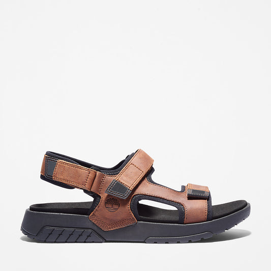 Timberland Mens Anchor Watch Backstrap Sandal for Men in Brown