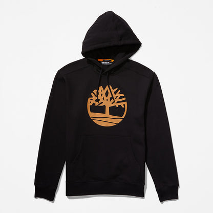 Timberland Mens Timberland® Tree-Logo Hoodie for Men in Black