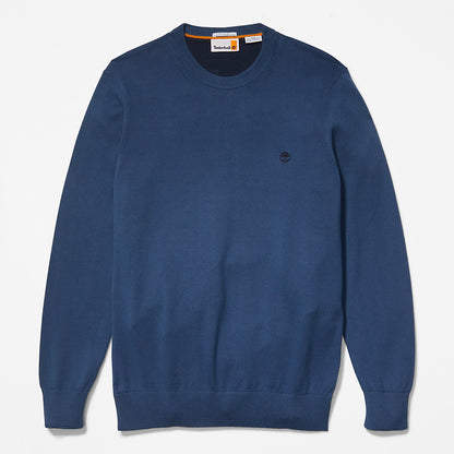 Timberland Mens Williams River Organic Cotton Sweater for Men in Blue