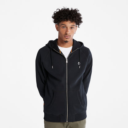 Timberland Mens Exeter River Zip Hoodie for Men in Black