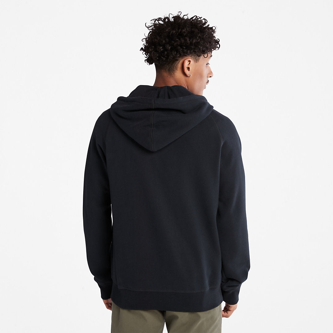 Timberland Mens Exeter River Zip Hoodie for Men in Black