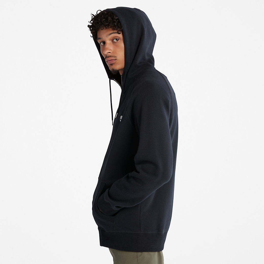 Timberland Mens Exeter River Zip Hoodie for Men in Black