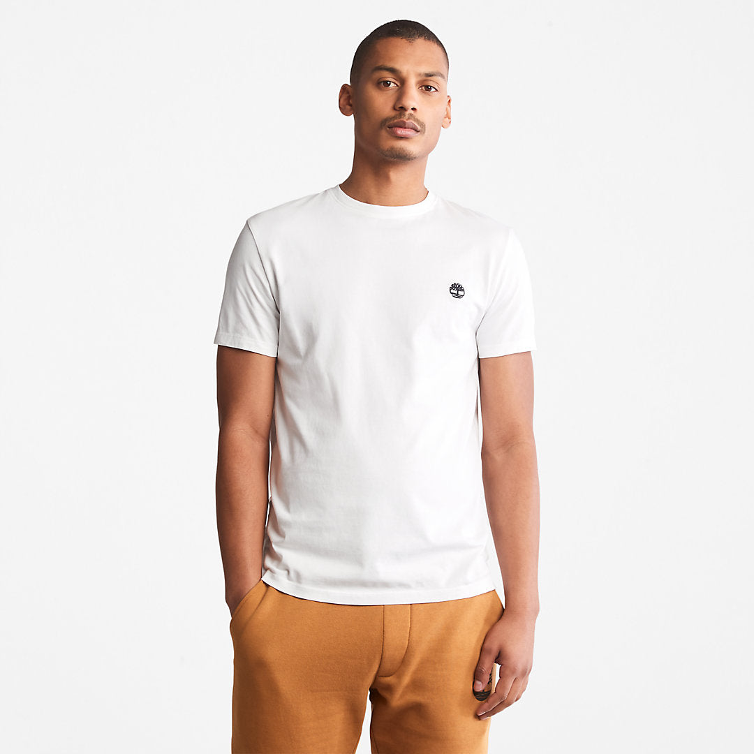 Timberland Mens Dunstan River Crew Tee for Men in White