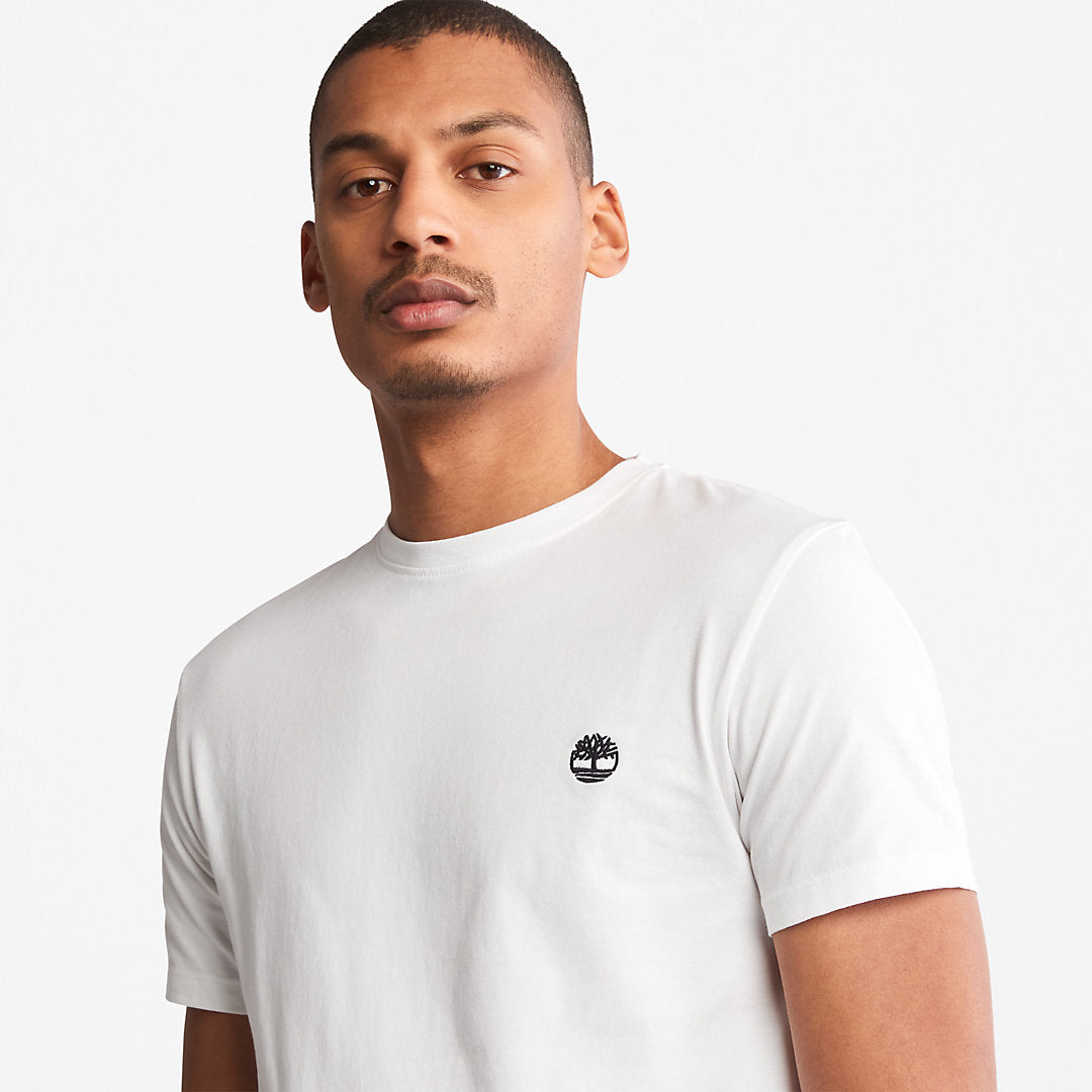 Timberland Mens Dunstan River Crew Tee for Men in White