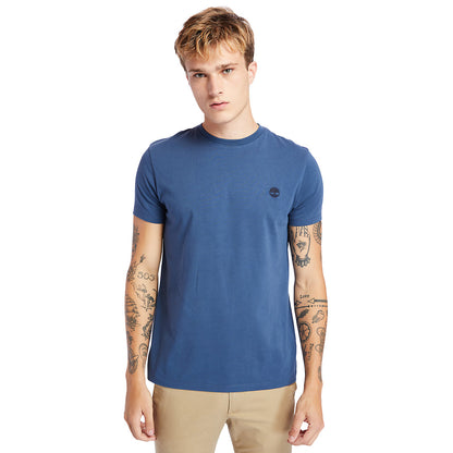 Timberland Mens Dunstan River Crew Tee for Men in Navy