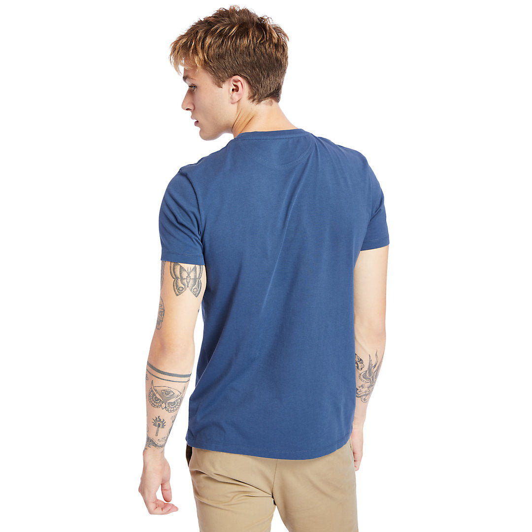 Timberland Mens Dunstan River Crew Tee for Men in Navy