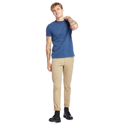 Timberland Mens Dunstan River Crew Tee for Men in Navy
