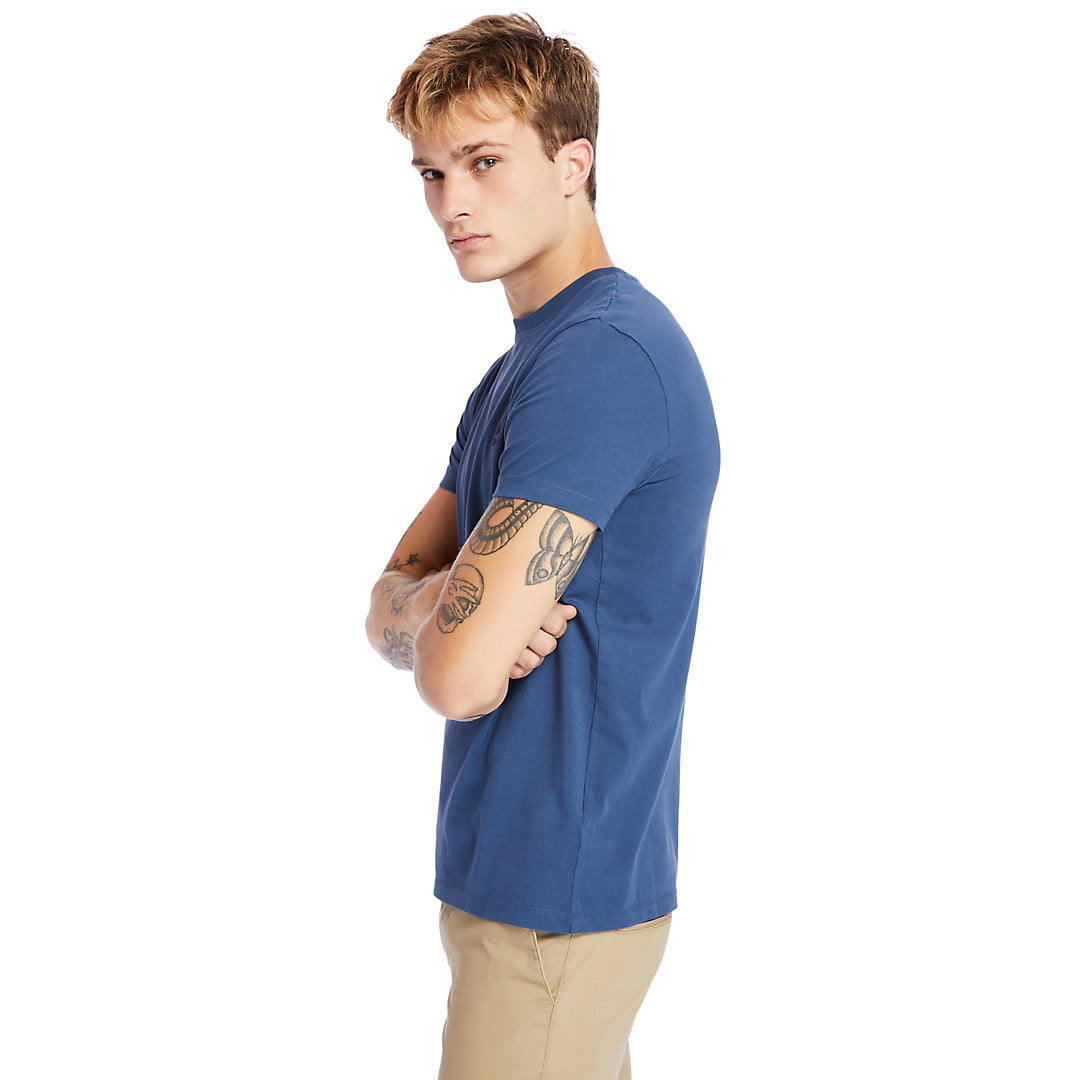 Timberland Mens Dunstan River Crew Tee for Men in Navy