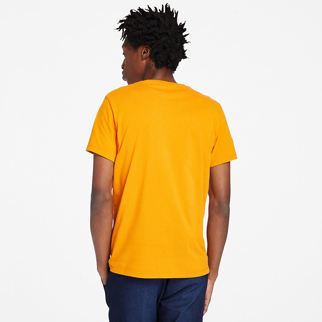 Timberland Mens Dunstan River Crew Tee for Men in Orange