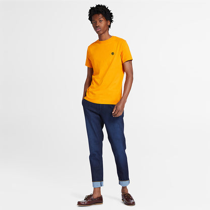 Timberland Mens Dunstan River Crew Tee for Men in Orange