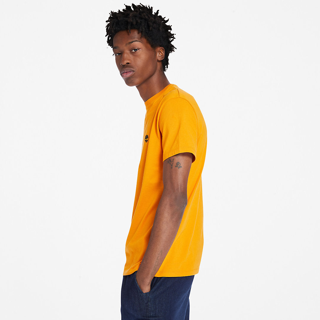 Timberland Mens Dunstan River Crew Tee for Men in Orange