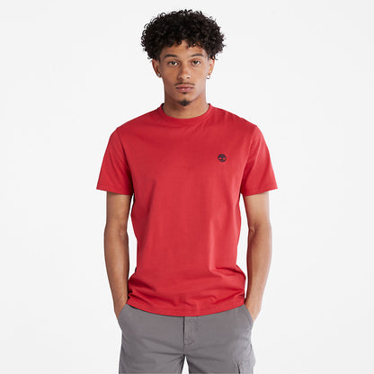 Timberland Mens Dunstan River Crew T-Shirt for Men in Red