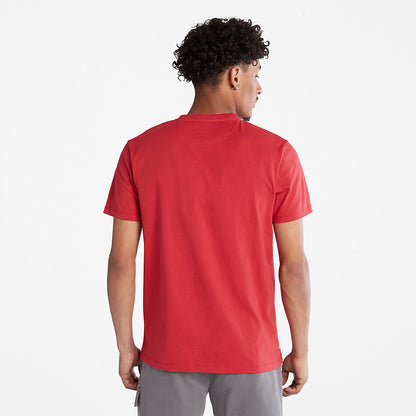 Timberland Mens Dunstan River Crew T-Shirt for Men in Red