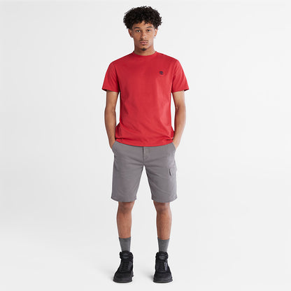 Timberland Mens Dunstan River Crew T-Shirt for Men in Red