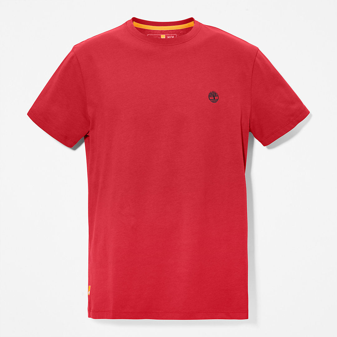Timberland Mens Dunstan River Crew T-Shirt for Men in Red