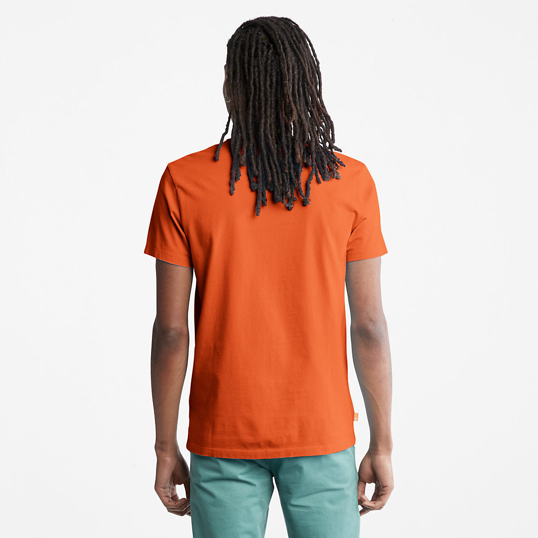 Timberland Mens Dunstan River T-Shirt for Men in Orange