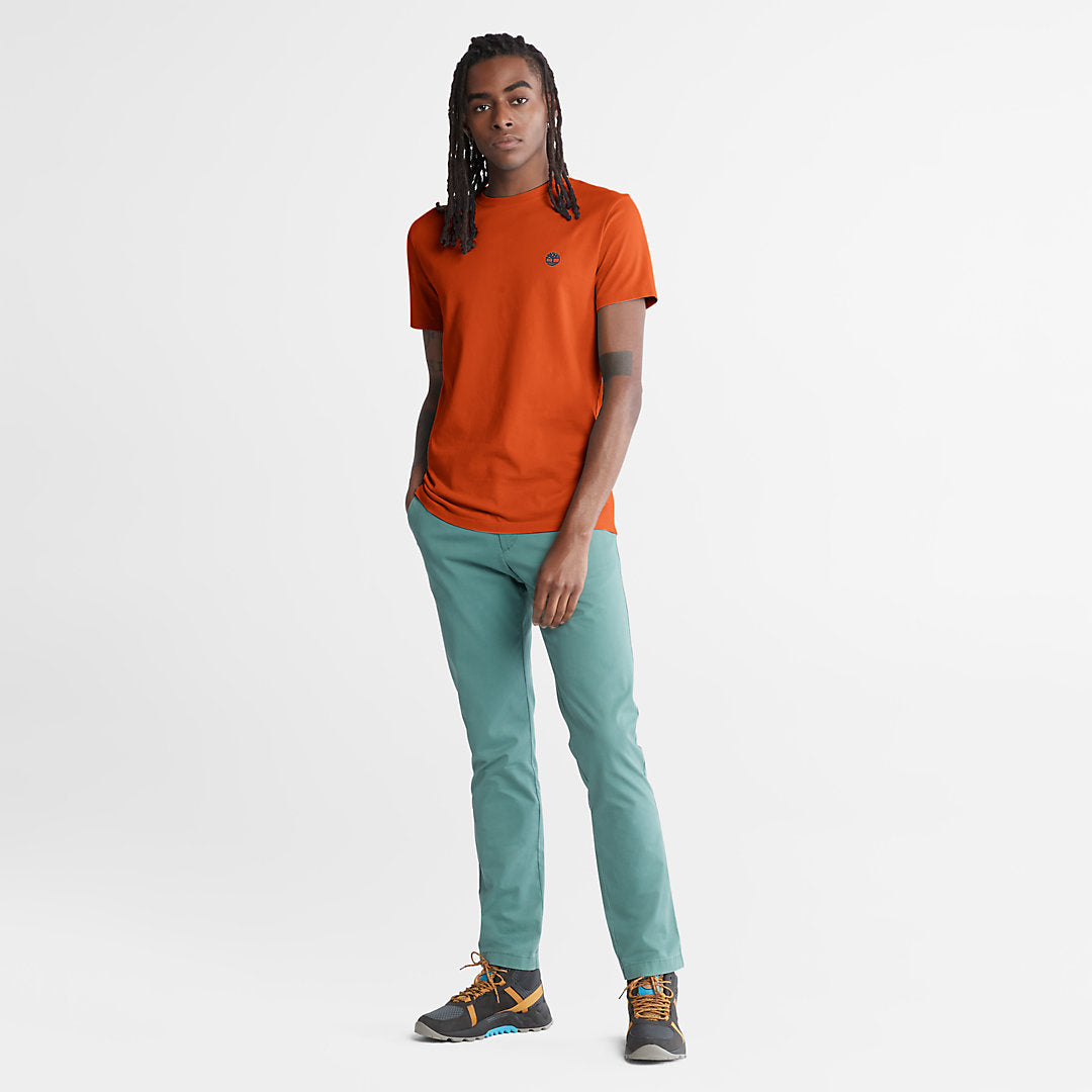 Timberland Mens Dunstan River T-Shirt for Men in Orange