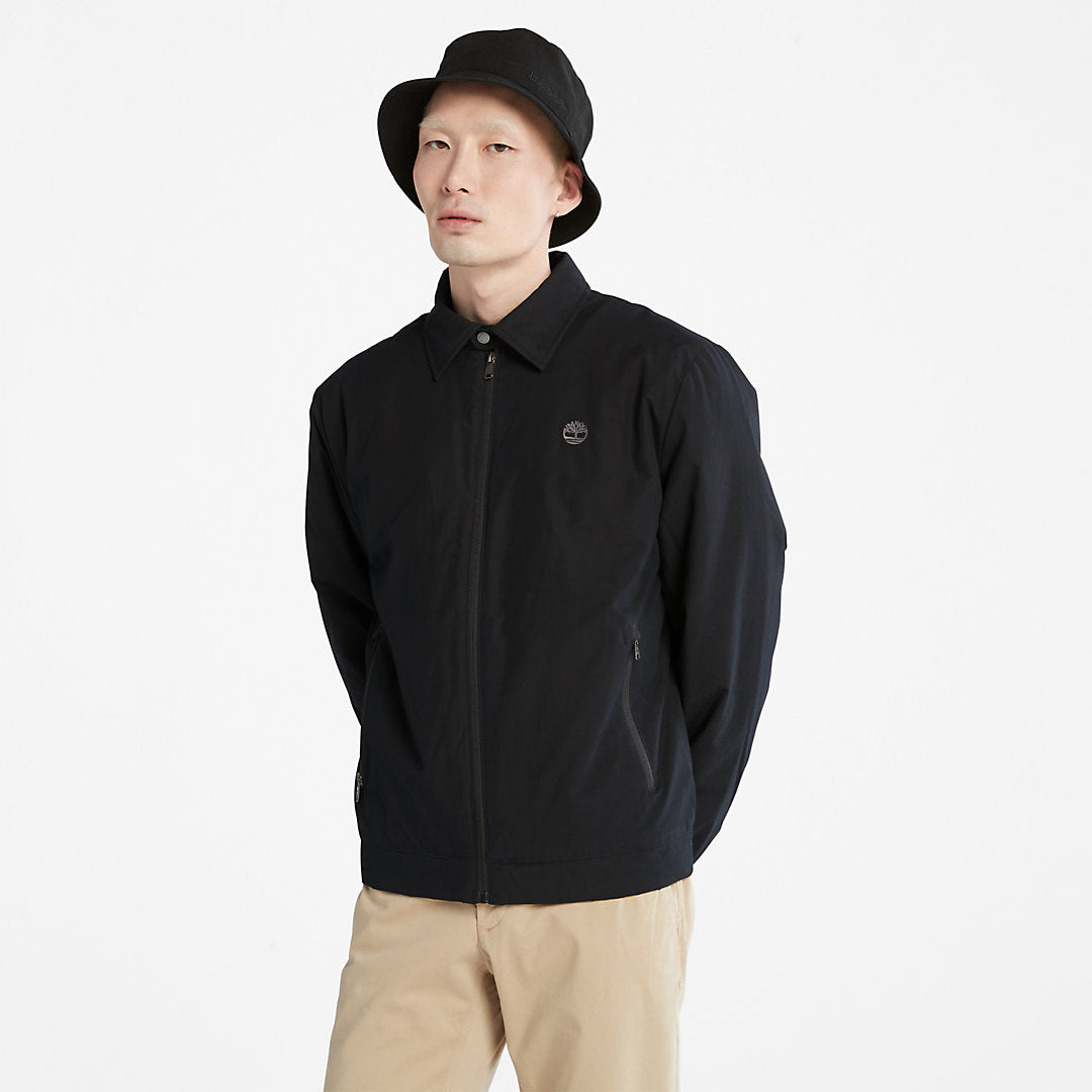 Timberland Mens Stratham Bomber Jacket for Men in Black