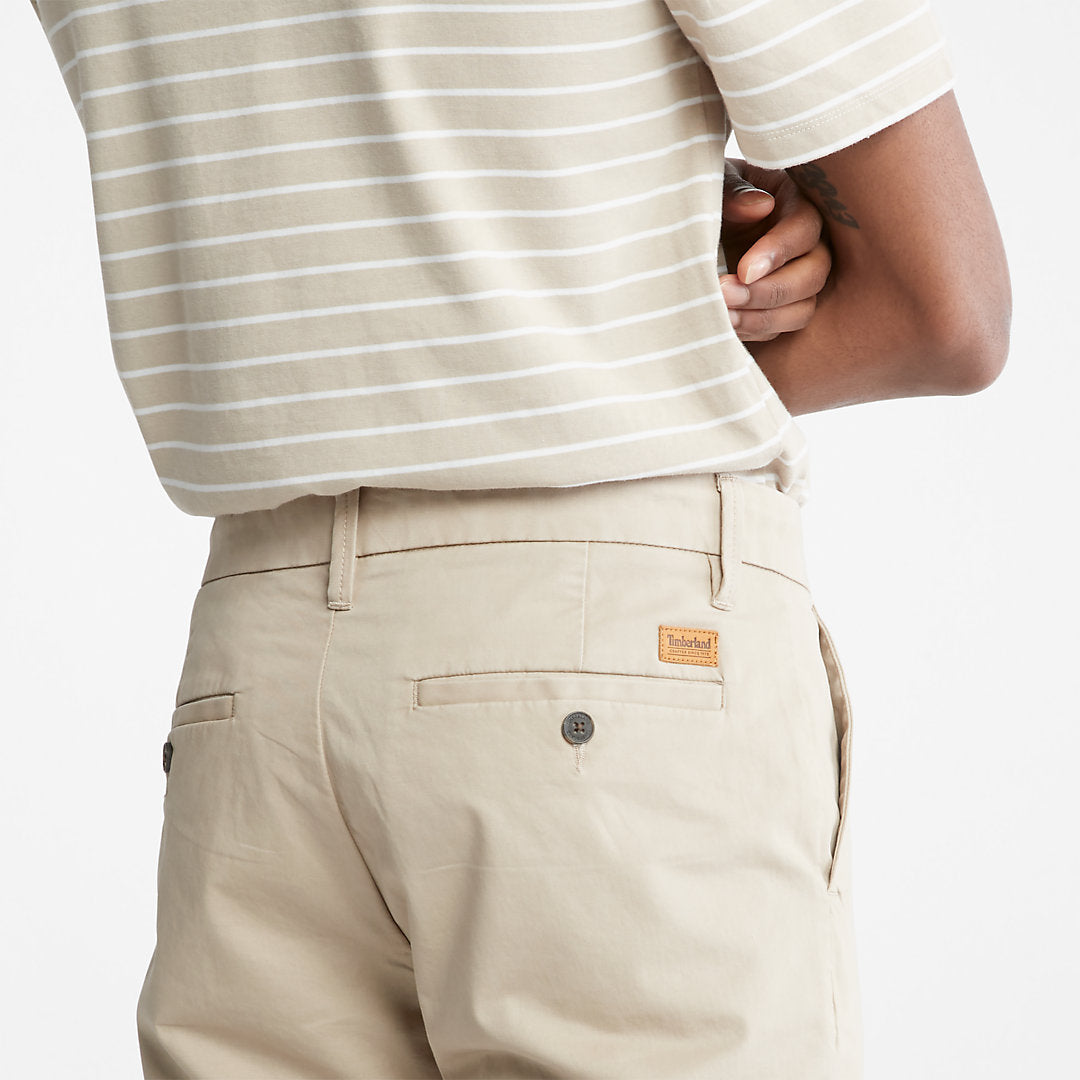 Timberland Mens Squam Lake Stretch Chinos for Men in Beige