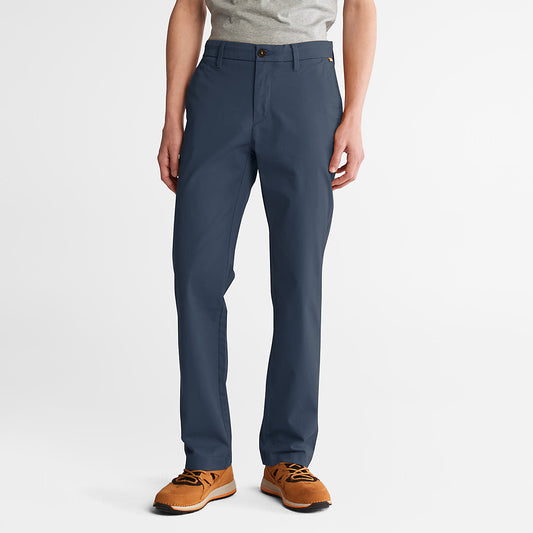 Timberland Mens Squam Lake Stretch Chinos for Men in Blue