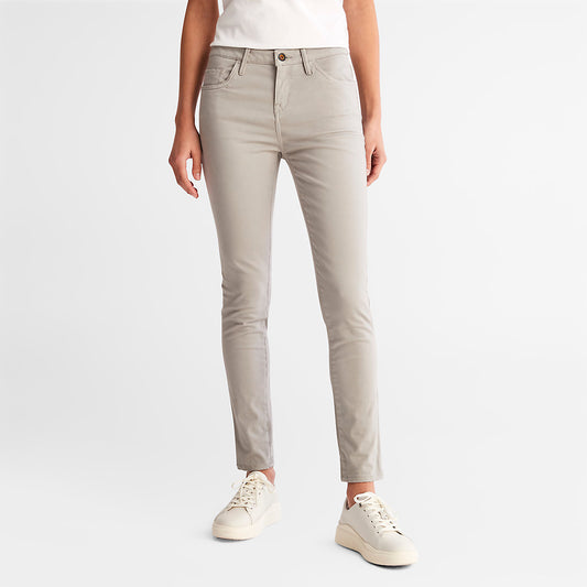 Timberland Womens Mid-rise Super-skinny Trousers for Women in Grey