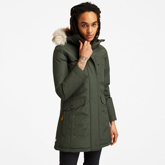 Timberland Womens DryVent™ Waterproof Parka for Women in Green