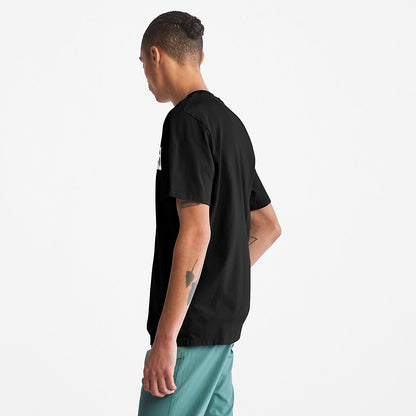 Timberland Mens Kennebec River Logo T-Shirt for Men in Black