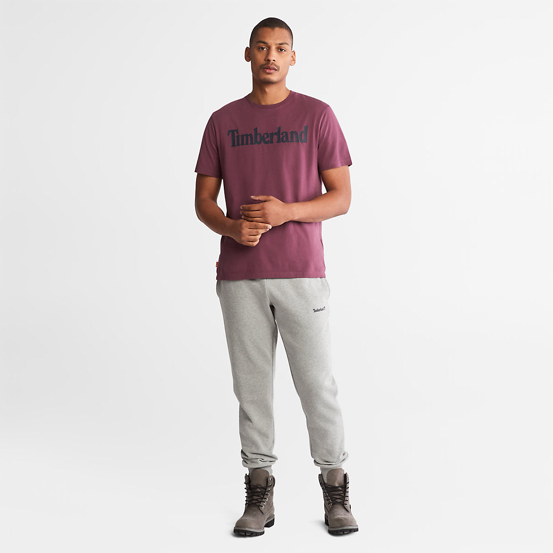 Timberland Mens Kennebec River Logo T-Shirt for Men in Purple