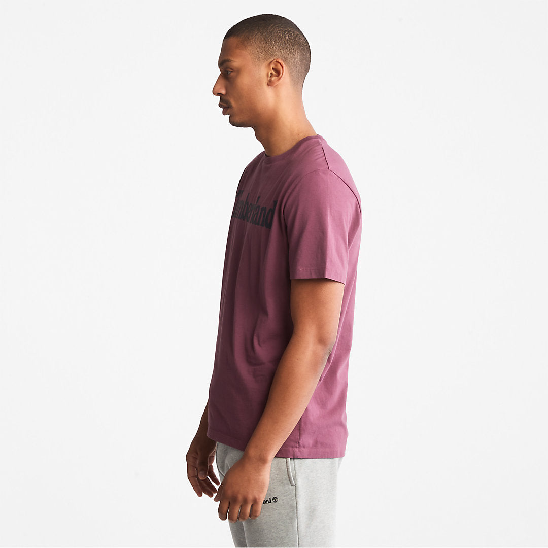 Timberland Mens Kennebec River Logo T-Shirt for Men in Purple