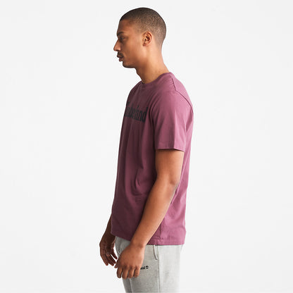 Timberland Mens Kennebec River Logo T-Shirt for Men in Purple