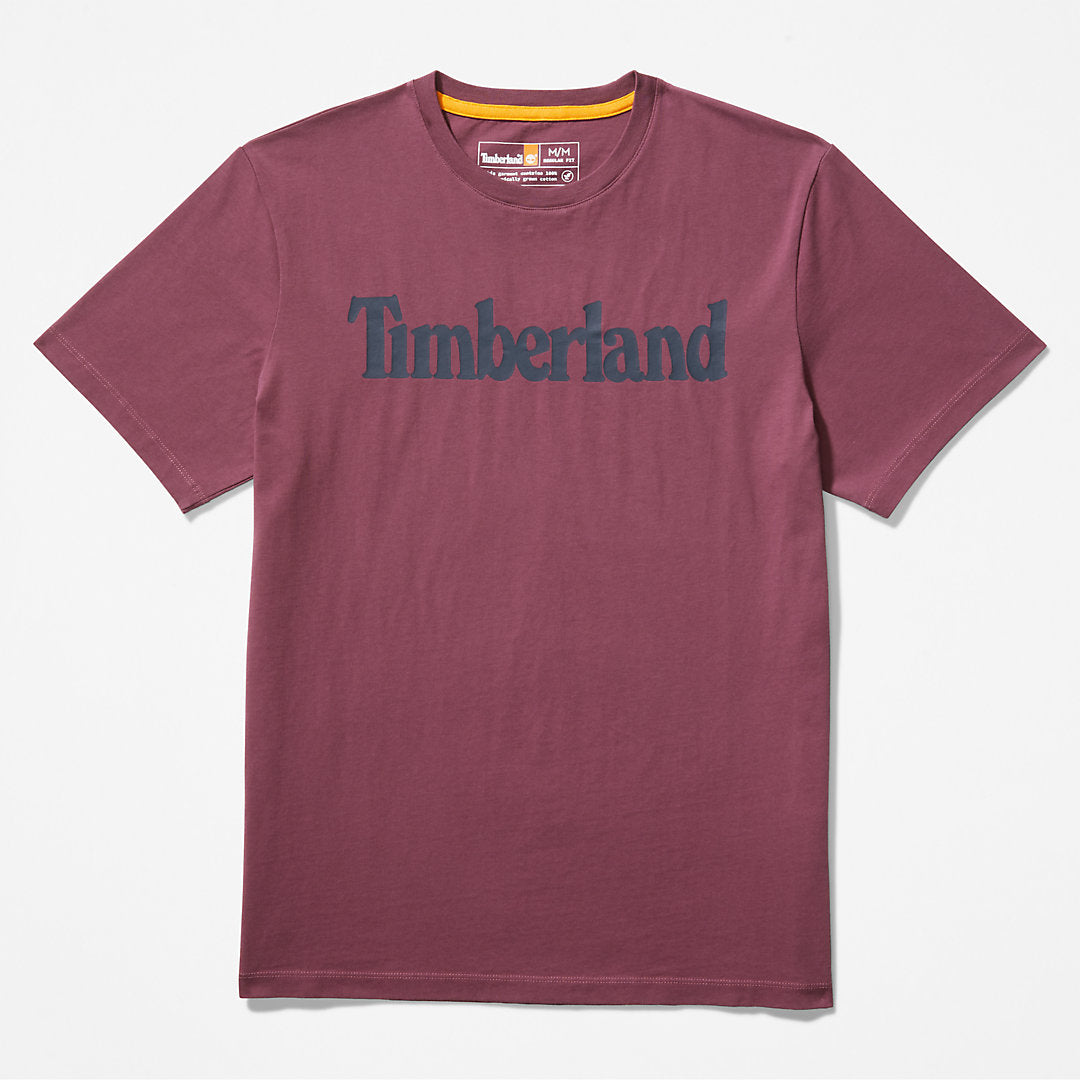 Timberland Mens Kennebec River Logo T-Shirt for Men in Purple