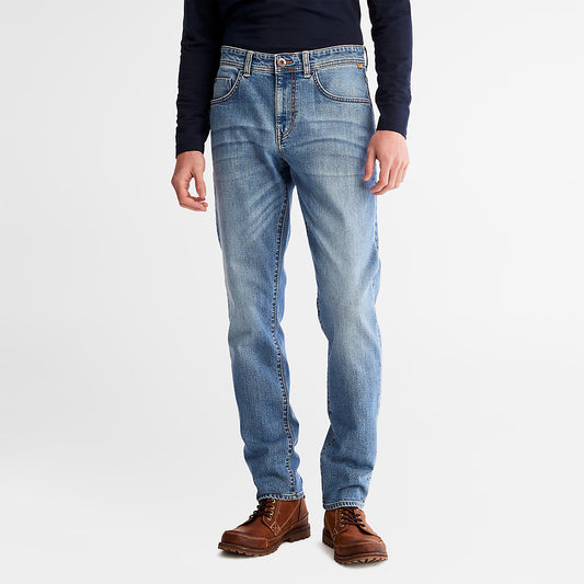 Timberland Mens Sargent Lake Stretch Jeans for Men in Light Blue