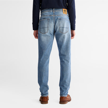 Timberland Mens Sargent Lake Stretch Jeans for Men in Light Blue