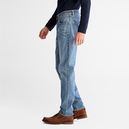 Timberland Mens Sargent Lake Stretch Jeans for Men in Light Blue