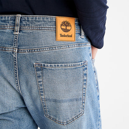 Timberland Mens Sargent Lake Stretch Jeans for Men in Light Blue