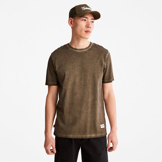 Timberland Mens Lamprey River T-shirt for Men in Dark Green