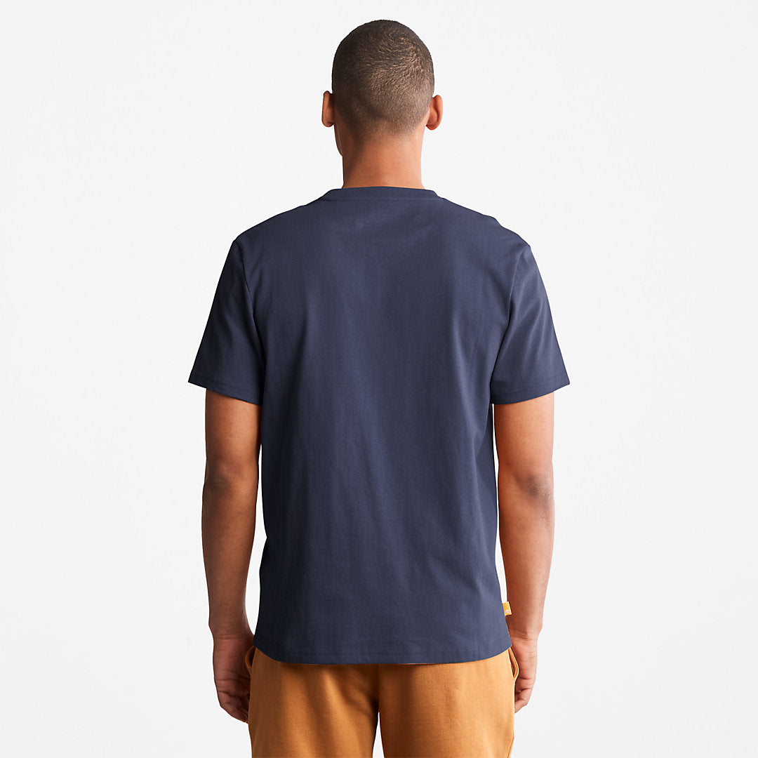 Timberland Mens Outdoor Heritage Logo T-Shirt for Men in Navy