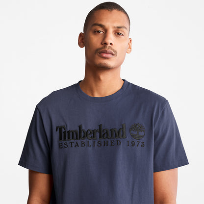 Timberland Mens Outdoor Heritage Logo T-Shirt for Men in Navy