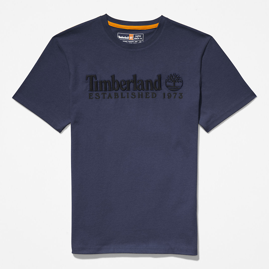 Timberland Mens Outdoor Heritage Logo T-Shirt for Men in Navy