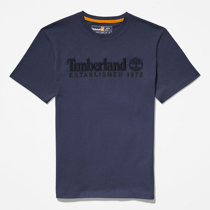 Timberland Mens Outdoor Heritage Logo T-Shirt for Men in Navy