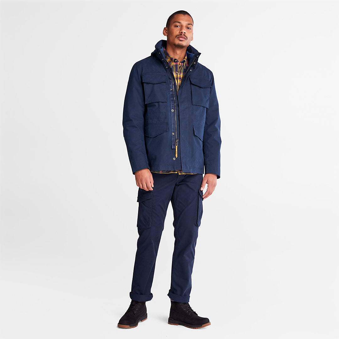 Timberland Mens Snowdon Peak 3-in-1 M65 Jacket for Men in Navy