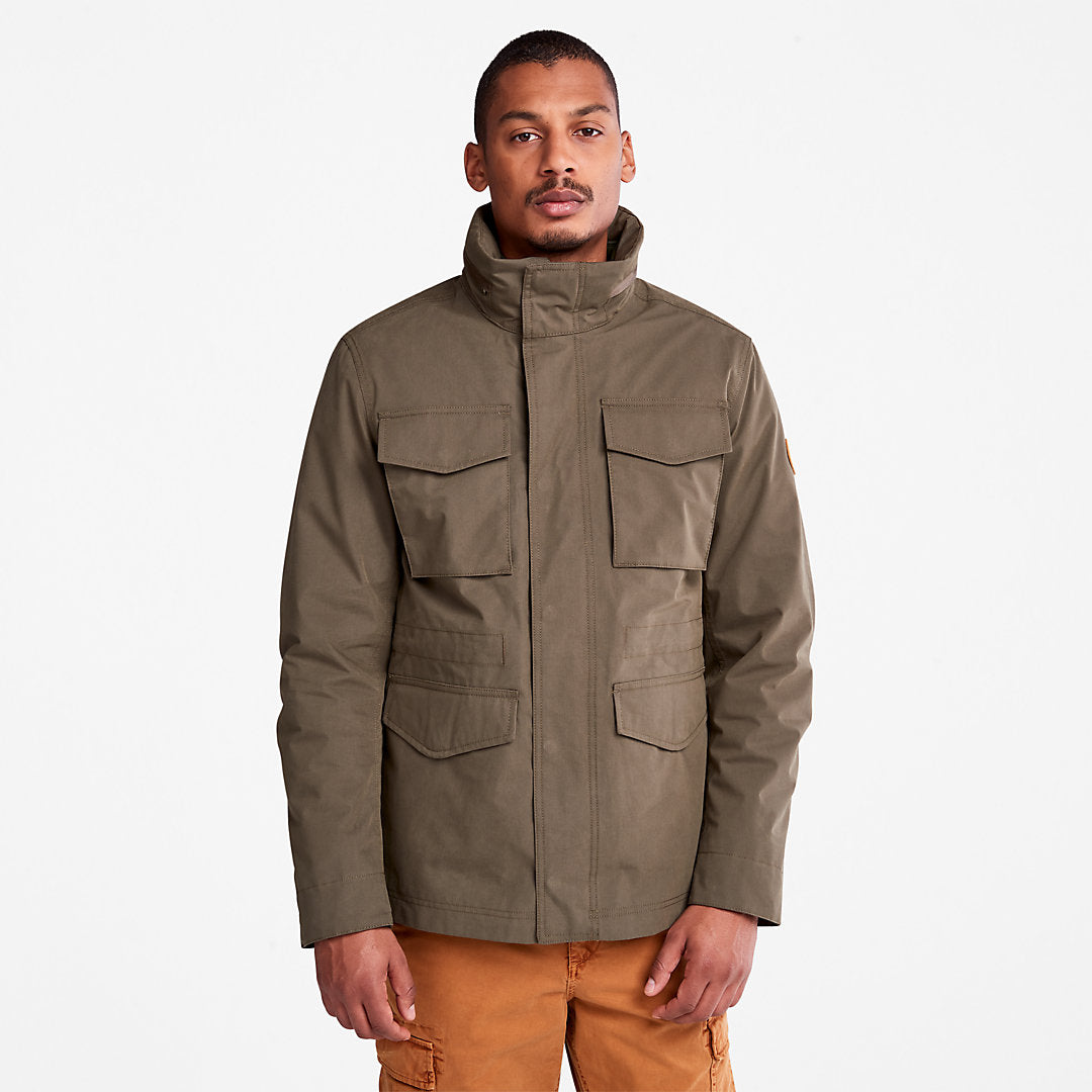 Timberland Mens Snowdon Peak 3-in-1 M65 Jacket for Men in Dark Green